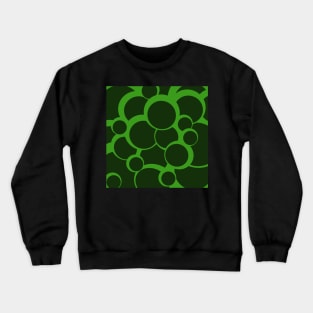green pop art bubble design Crewneck Sweatshirt